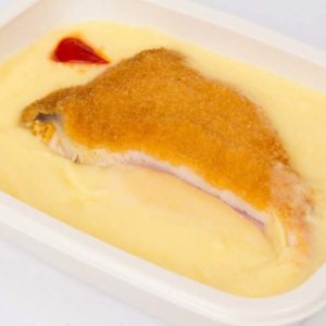 Cordon bleu de curcan cartofi piure M