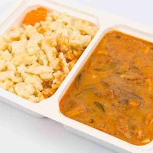 Tocanita de vita Stroganoff galuste de casa