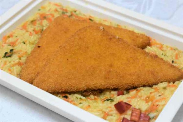 Cascaval pane pilaf orez