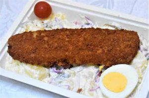 D-Salata bavareza,cod pane