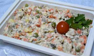 F-Salata de boeuf cu carne de gaina
