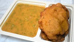 Mancare mazare snitel parizian porc B-Snitel parizian de pui, mancare de mazare