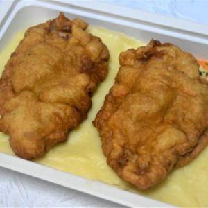 B-Snitel parizian de pui, cartofi piure