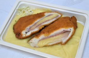E-Cordon bleu de porc,cartofi piure