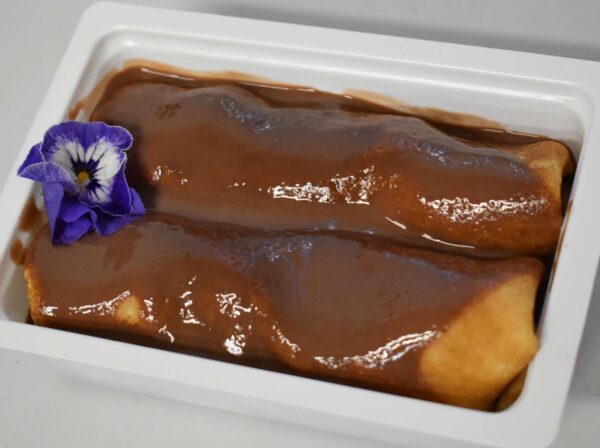 I-Clatite cu nutella si banane,topping de ciocolata