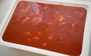 Supa rosii paste frunzulite A-Supa de rosii cu paste frunzulite