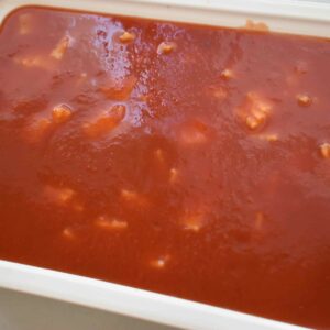 Supa rosii paste frunzulite A-Supa de rosii cu paste frunzulite